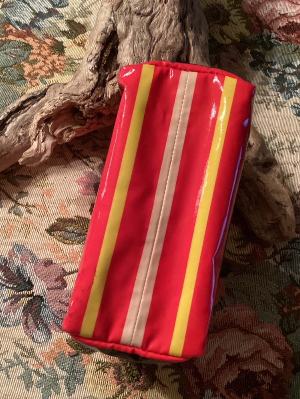 Tory Burch Striped Cosmetic Bag EUC - Picture 3 of 6